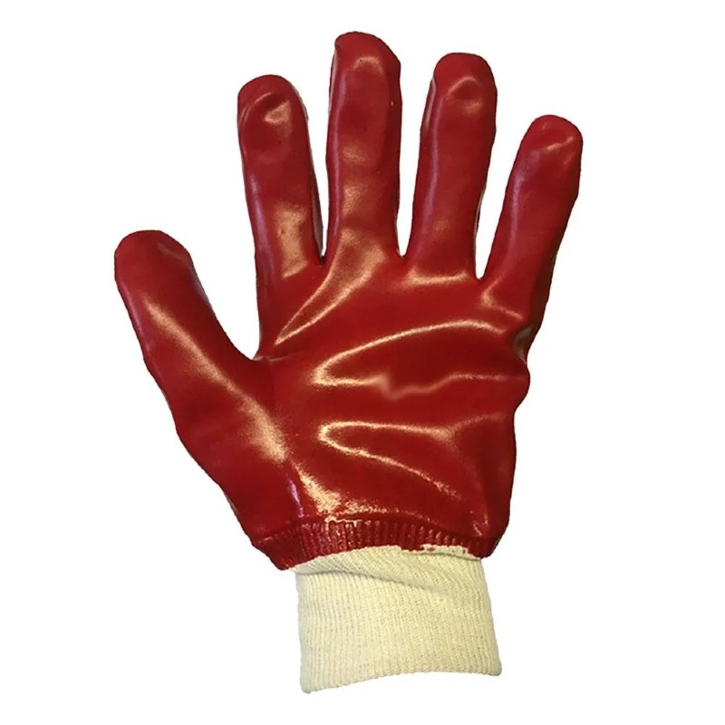 Predator PVC Red Dexterity Handling Gloves Gloves.co.uk